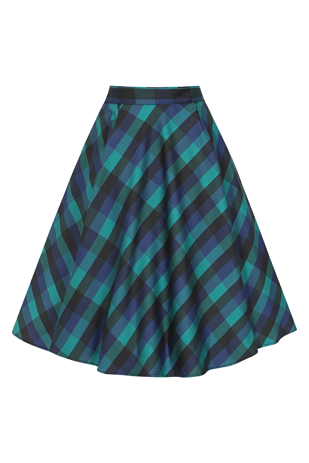 Louisa Check Swing Skirt